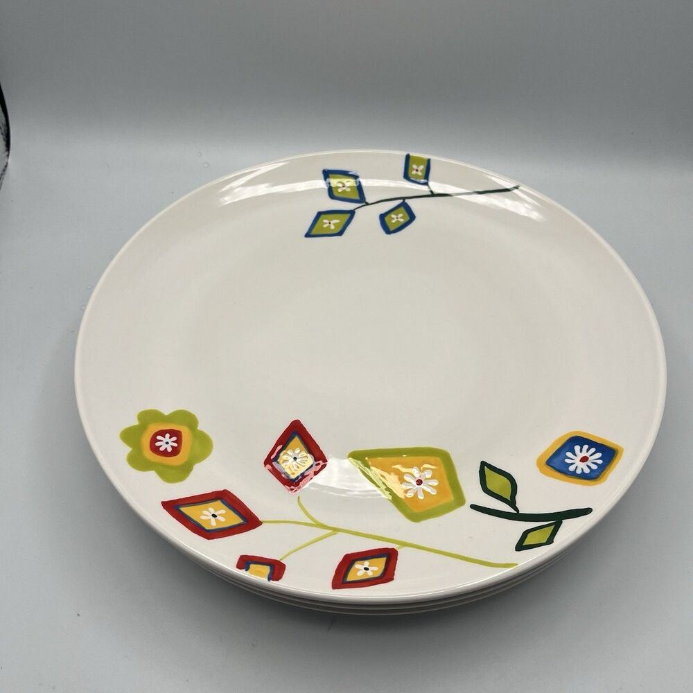 Omniware Jardin Matisse Dinner Plate Set Of 3